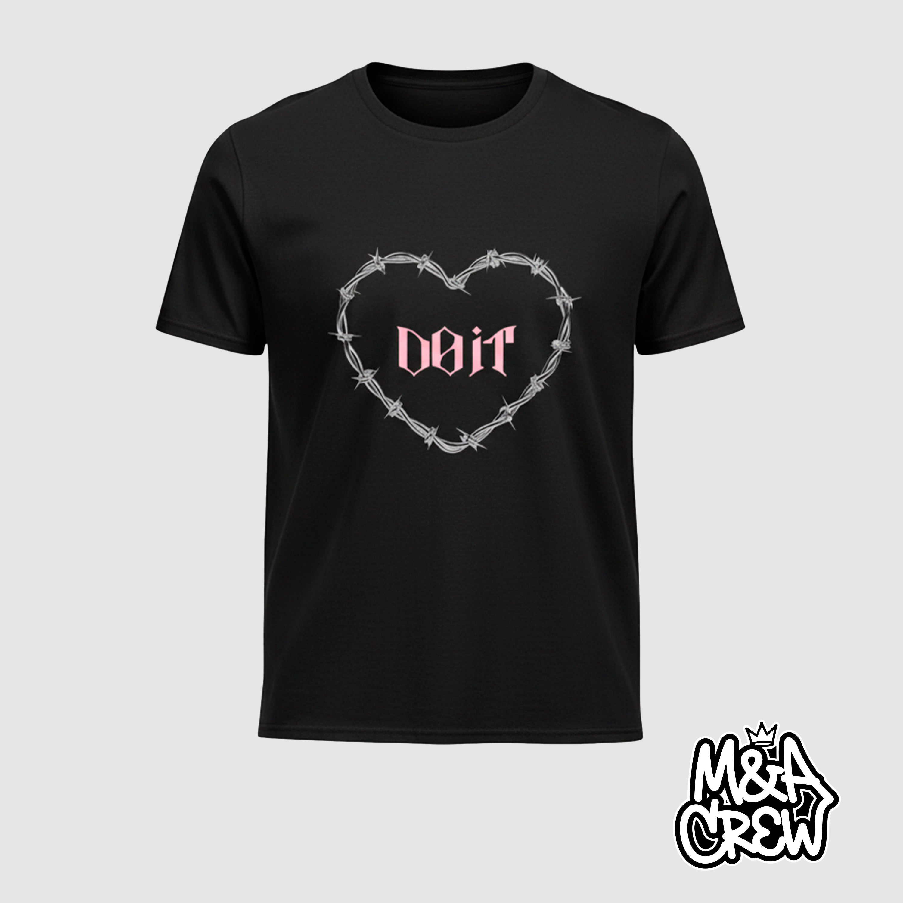 Playera Premium "D.O.I.T." Corazón de Alambre