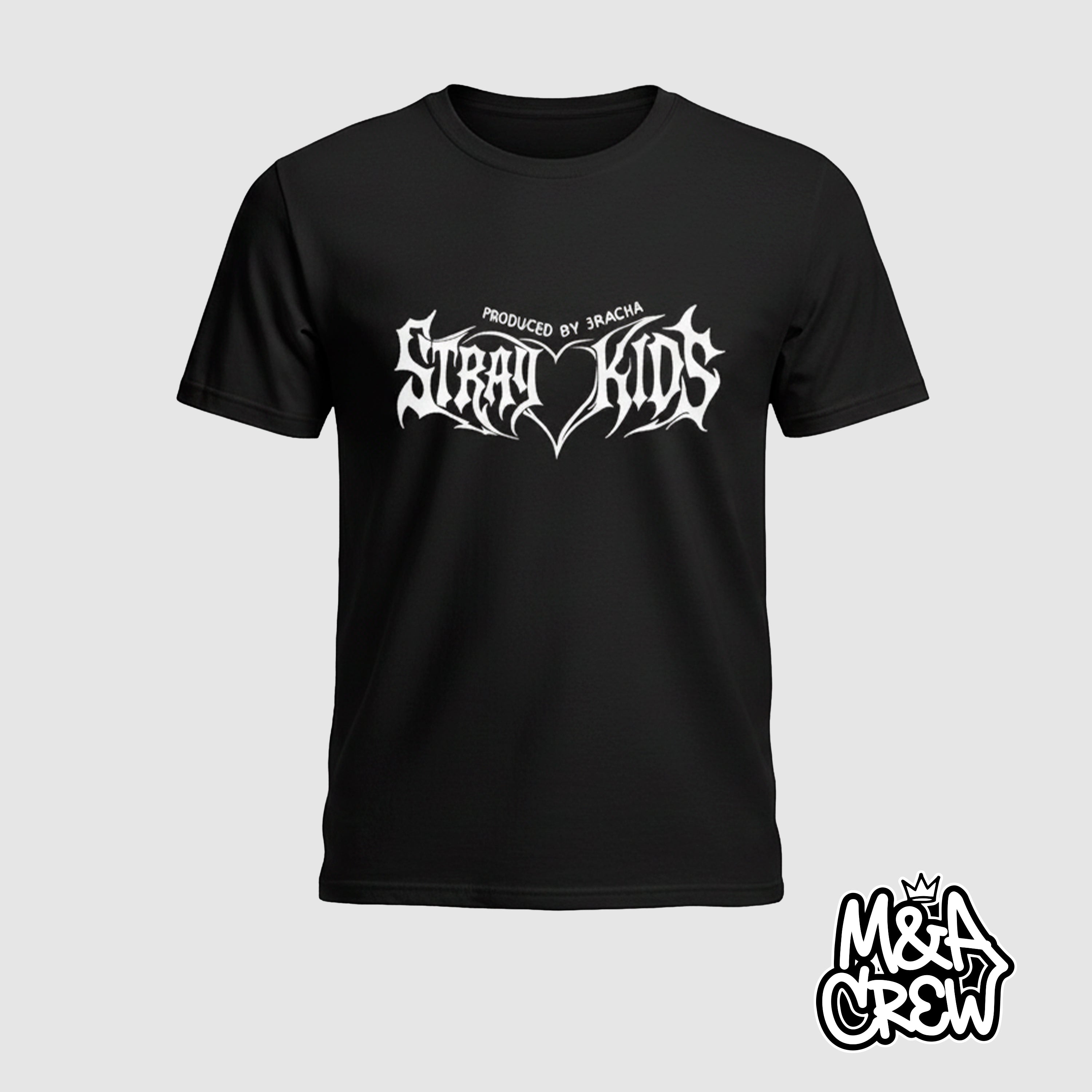 Playera Premium Stray Kids "Produced by 3RACHA"